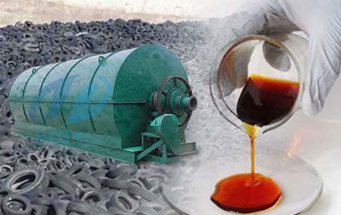 Tyre to fuel oil recycling machine